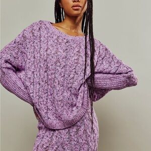 Free people lavender sweater